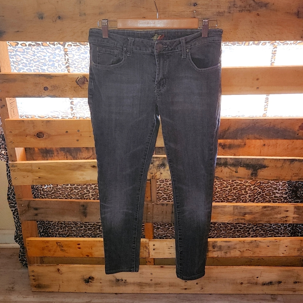 Timing Jeans-Black stone washed
